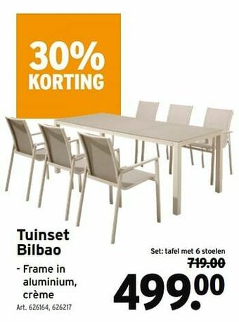 GAMMA Tuinset bilbao aanbieding