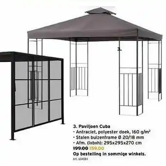 GAMMA Paviljoen cuba aanbieding