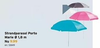 GAMMA Strandparasol porto marie aanbieding