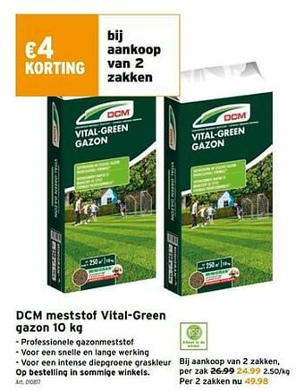 GAMMA Dcm meststof vital-green gazon aanbieding