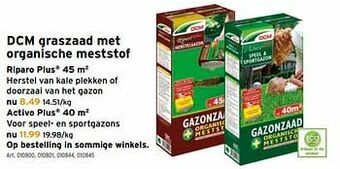 GAMMA Dcm graszaad met organische meststof aanbieding