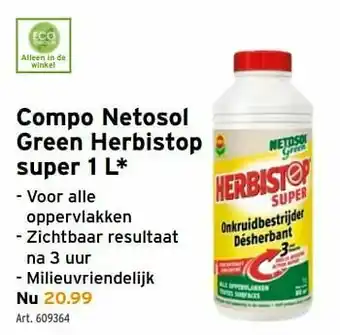 GAMMA Compo netosol green herbistop super aanbieding