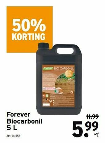GAMMA Forever biocarbonil aanbieding