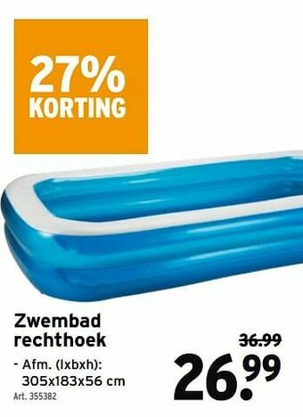 Zwembad rechthoek