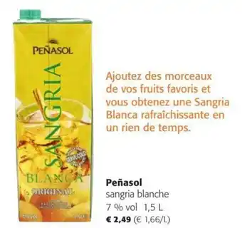 Colruyt Penasol Sangria Blanche 7% vol 1,5L aanbieding