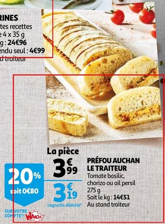 Préfou Auchan Le Traiteur