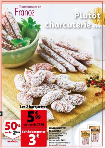 Auchan Mini Bûchettes Le Galibier aanbieding