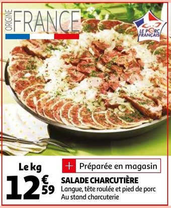 Auchan Salade Charcutière aanbieding