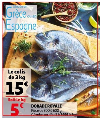 Auchan Dorade Royale aanbieding