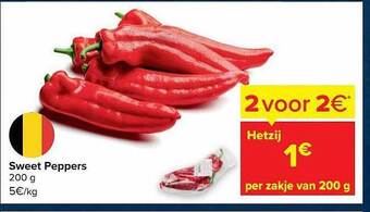 Carrefour Sweet peppers aanbieding