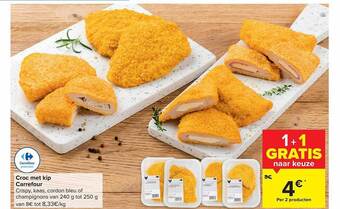 Carrefour Croc met kip aanbieding