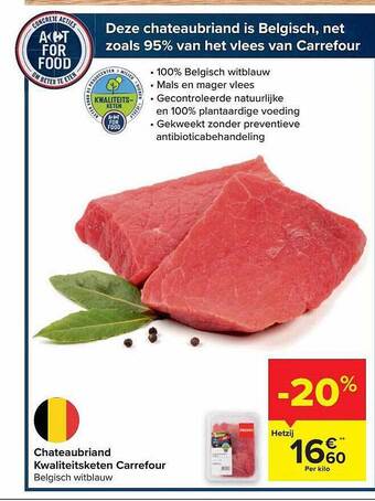 Carrefour Chateaubriand aanbieding