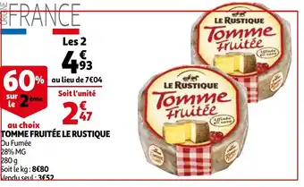 Tomme Fruitée Le Rustique