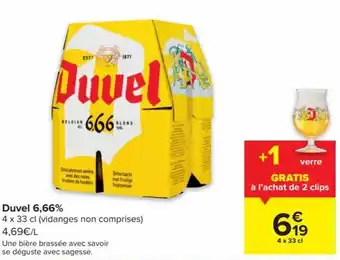 Carrefour Duvel 6,66% aanbieding