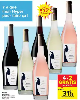 Carrefour France Languedoc La Petite Francaise aanbieding