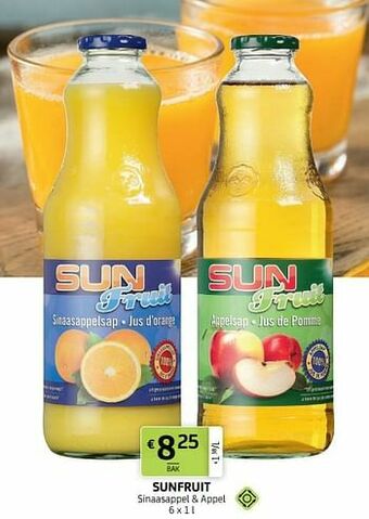 BelBev Sunfruit sinaasappel + appel aanbieding
