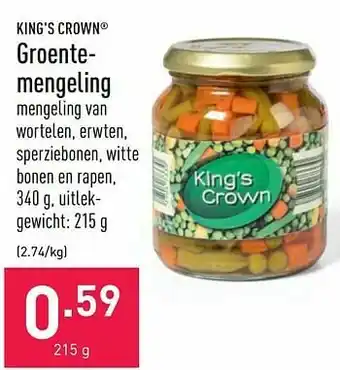 Groente- mengeling