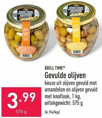 ALDI Gevulde olijven aanbieding