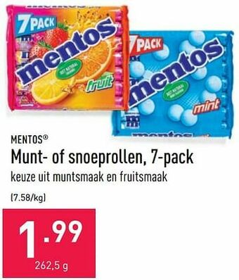 Munt- of snoeprollen