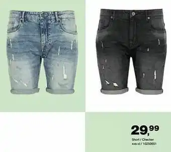 Bristol Short - checker aanbieding