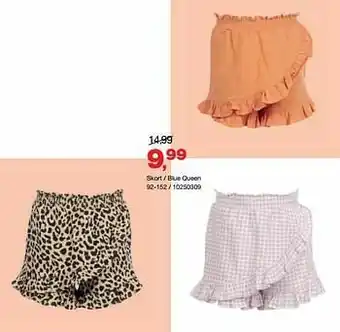 Bristol Skort - blue queen aanbieding