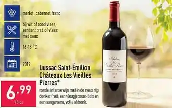 ALDI Lussac saint-émilion châteaux les vieilles pierres aanbieding