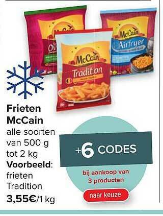 Carrefour Market Frieten Mccain aanbieding