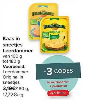 Kaas In Sneetjes Leerdammer