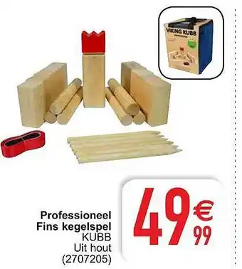 Cora Professioneel Fins Kegelspel aanbieding