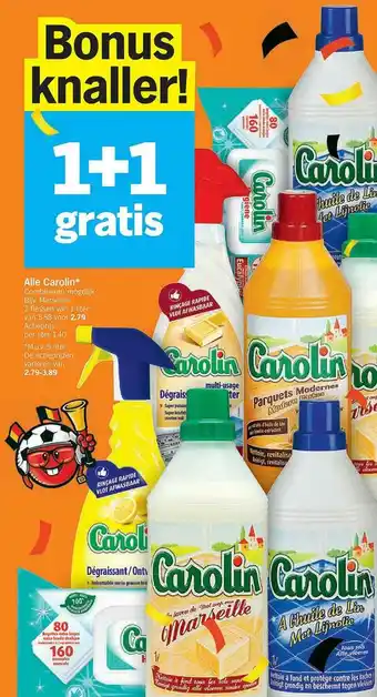 Albert Heijn 1+1 Gratis Carolin aanbieding