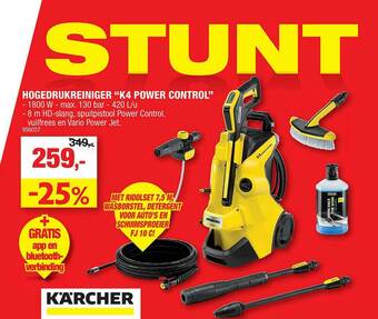 Hubo Hogedrukreiniger aanbieding
