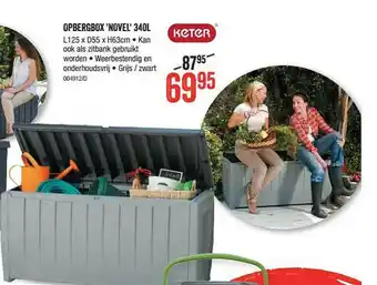 HandyHome Opbergbox 'novel' 340l aanbieding