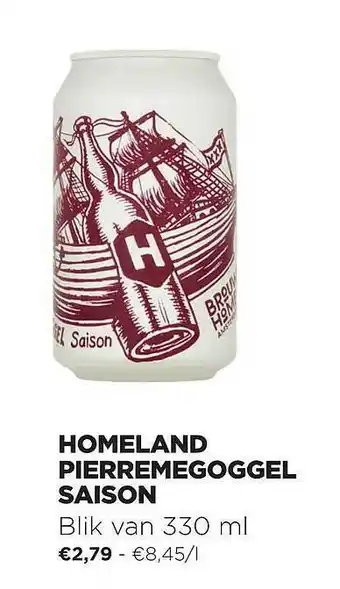 Homeland Pierremegoggel Saison 300ml