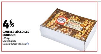 Gaufres Liégeoises Bourdon
