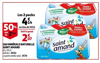 Eau Minérale Naturelle Saint Amand