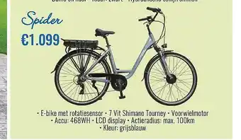 Euroshop Spider E-bike aanbieding