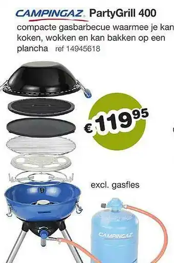 Europoint Campingaz Partygrill 400 aanbieding