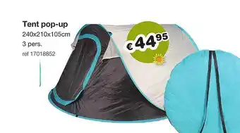 Europoint Tent Pop-up 240x210x105 Cm aanbieding