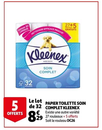 Papier Toilette Soin Complet Kleenex