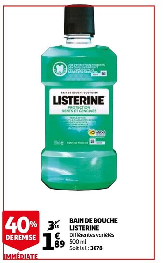 Bain De Bouche Listerine