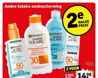 Kruidvat Ambre solaire zonbescherming aanbieding