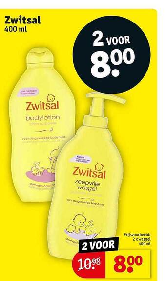 Kruidvat Zwitsal aanbieding