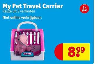 My pet travel carrier