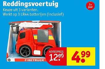 Kruidvat Reddingsvoertuig aanbieding