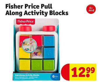 Kruidvat Fisher price pull along activity blocks aanbieding