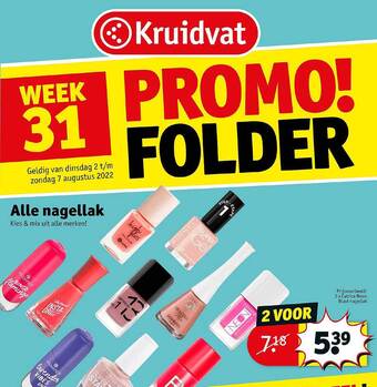 Kruidvat Alle nagellak aanbieding