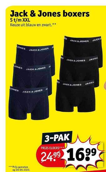 Kruidvat Jack & jones boxers aanbieding