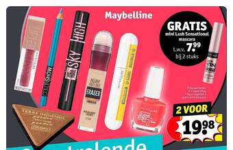 Kruidvat Maybelline aanbieding