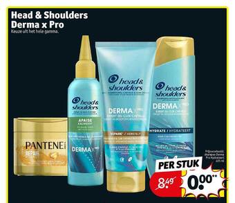 Kruidvat Head & shoulders derma x pro aanbieding