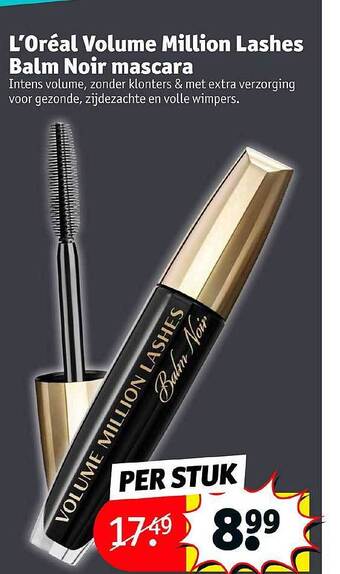 L'oréal volume million lashes balm noir mascara